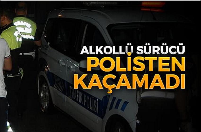 Alkoll&uuml; s&uuml;r&uuml;c&uuml; polisten ka&ccedil;amadı