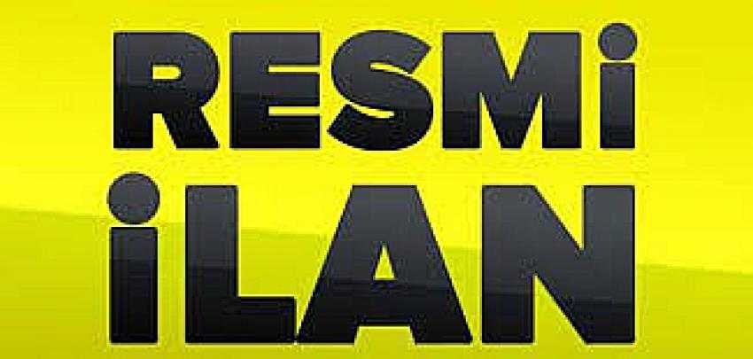 RESMİ İLAN