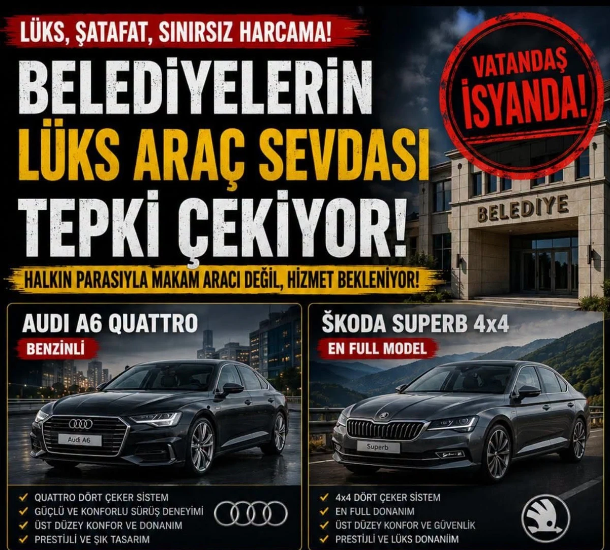MESELE ARABA DEĞİL ARABA &Uuml;ZERİNDEN OPERASYON!!!!