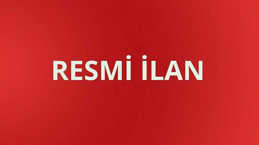 RESMİ İLAN