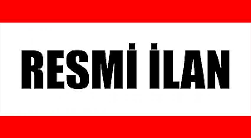 RESMİ İLAN