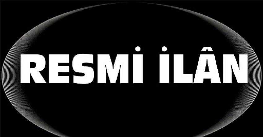 RESMİ İLAN